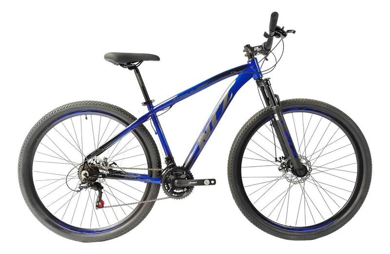 Bicicleta 29 Ntz 21v Shimano Suspensão Trava Cubo Rolamentoo